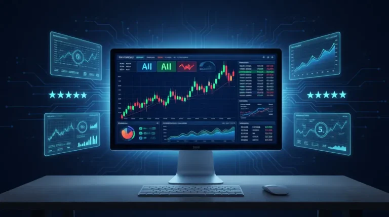 5starsstocks.com stocks platform dashboard showing AI-powered stock analysis and investment recommendations