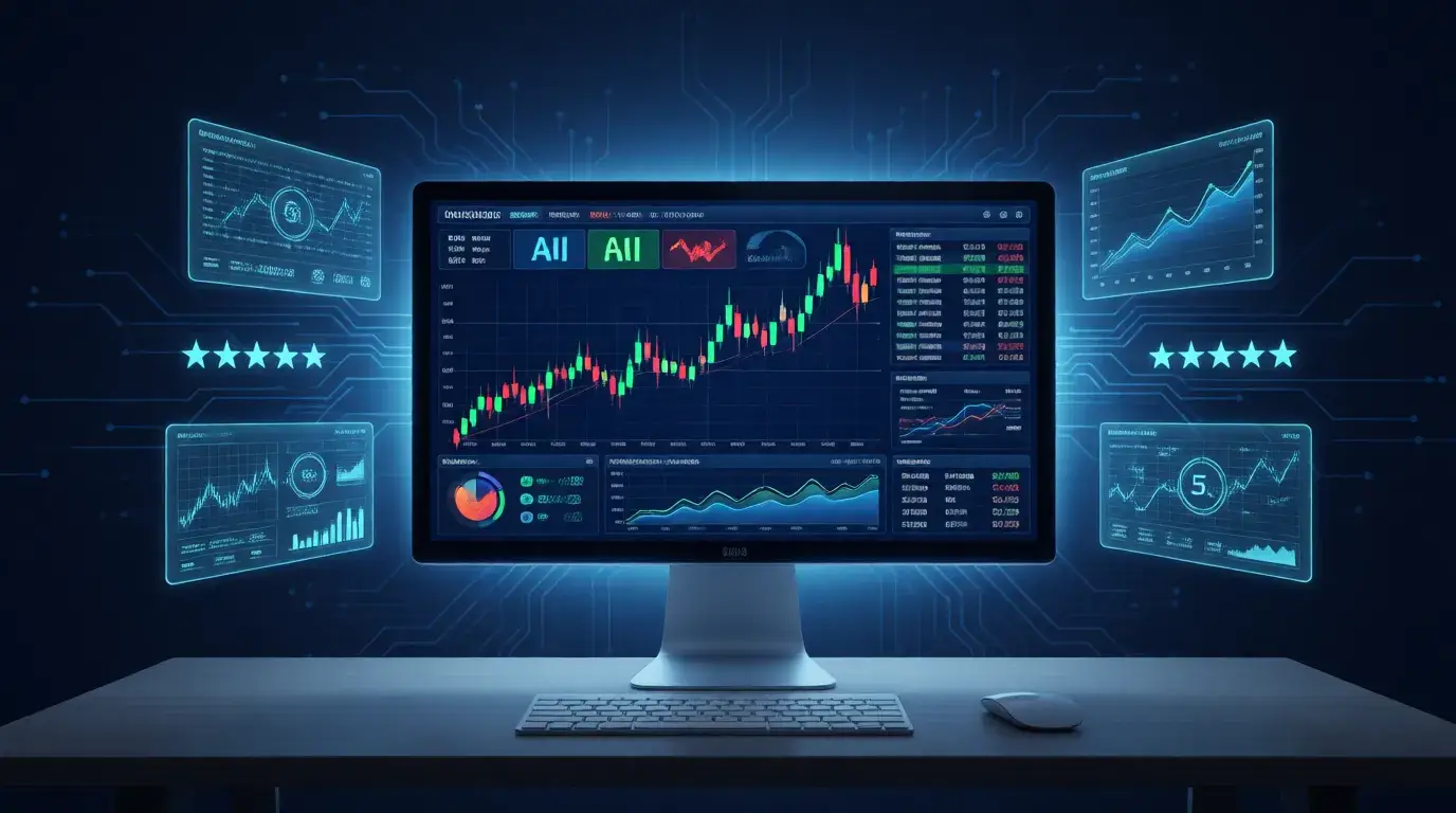 5starsstocks.com stocks platform dashboard showing AI-powered stock analysis and investment recommendations