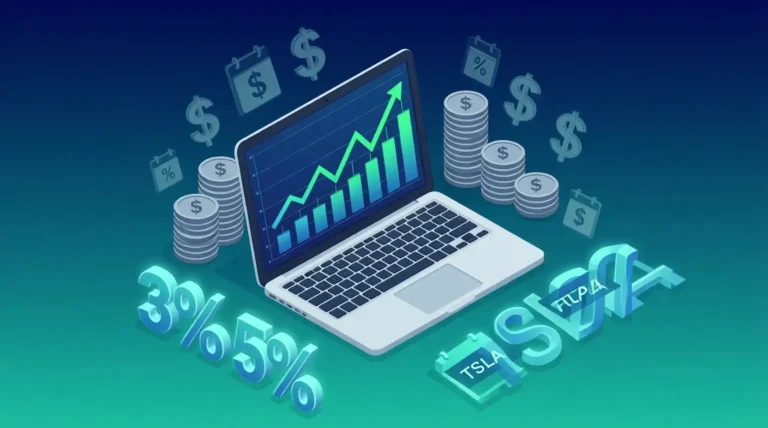Dividend stocks investment portfolio showing growth charts and passive income streams for 2025
