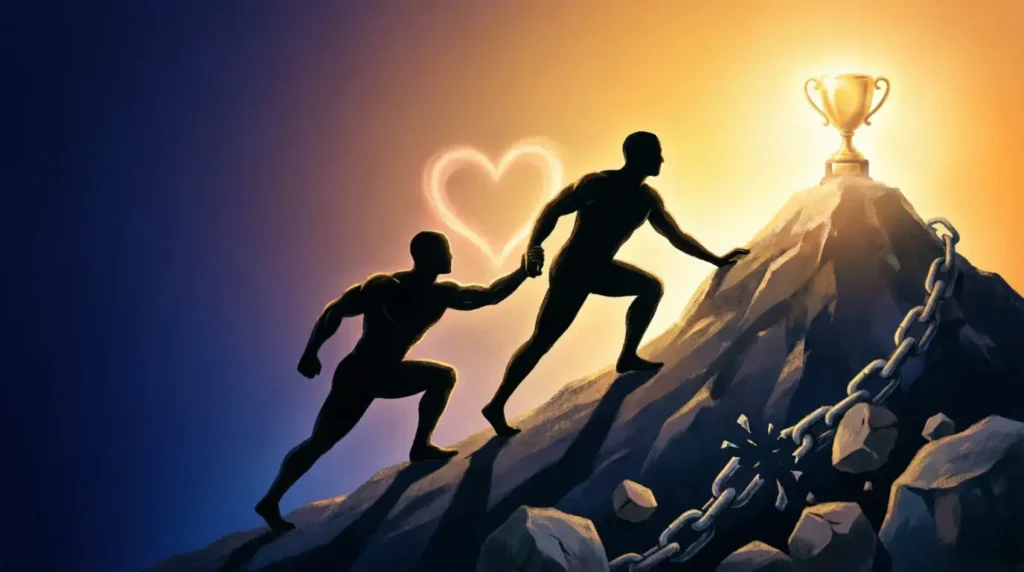 Strong relationship partnership support NFL couple overcoming challenges together teamwork marriage success