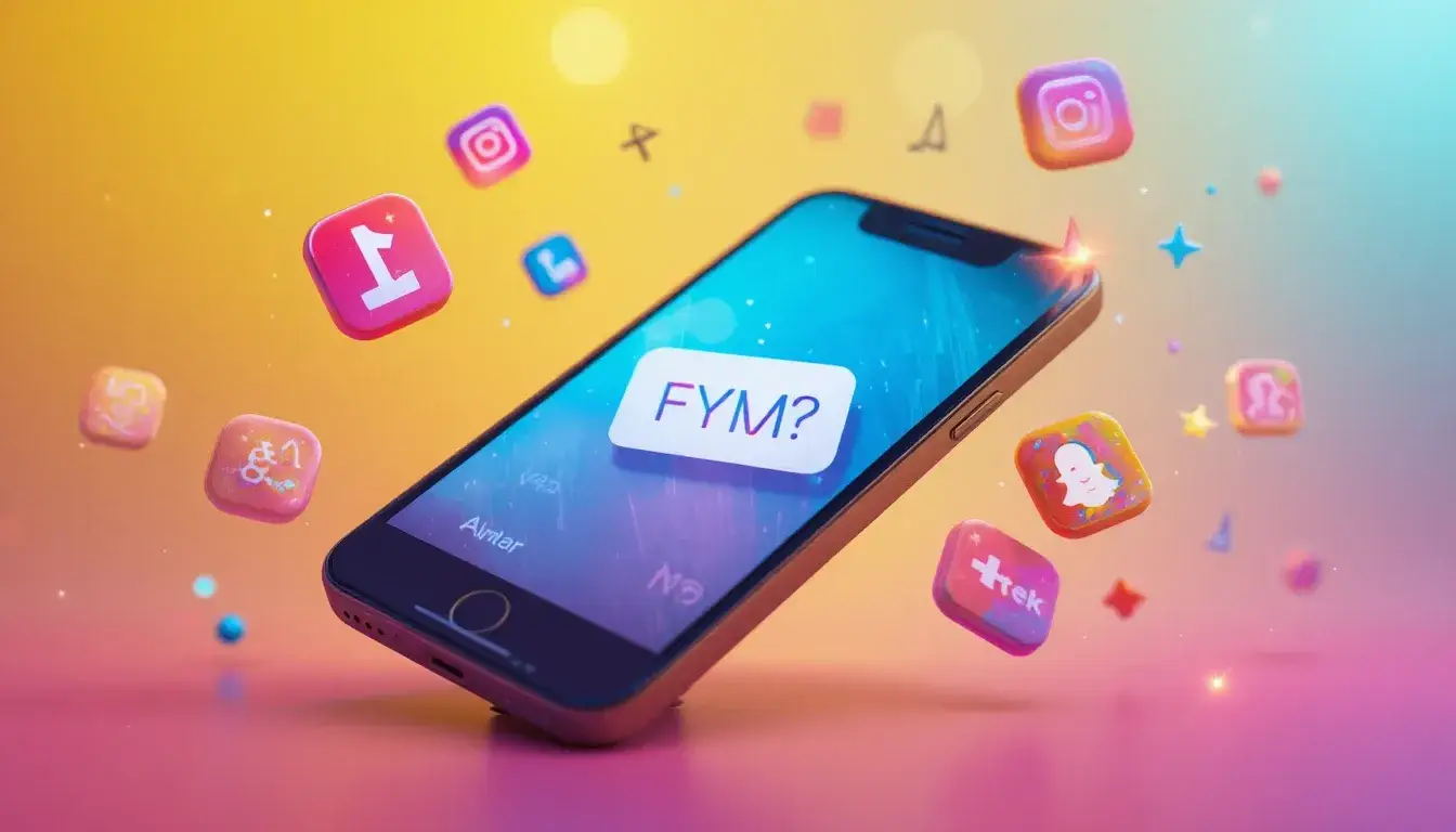 What does FYM mean in texting and social media chat conversation example